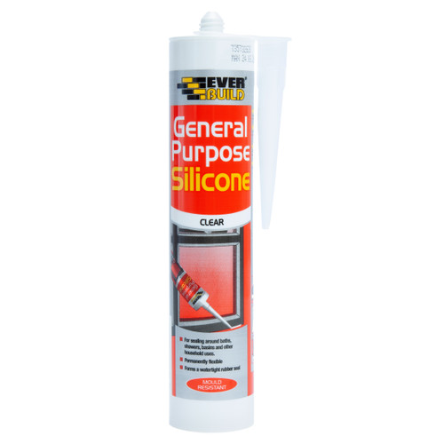 Everbuild GPSTR General Purpose Silicone Clear 280ml