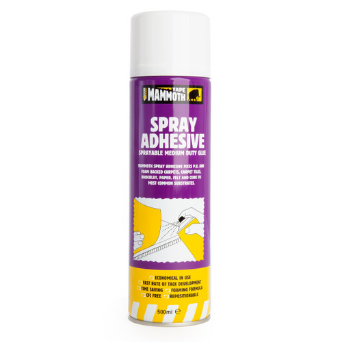 Everbuild 2SPRAY05 Mammoth Spray Adhesive 500ml