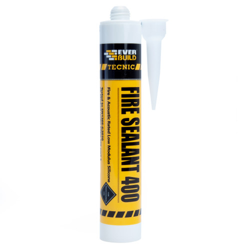 Everbuild 400GY Tecnic Fire Sealant 400 Grey 380ml