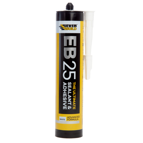 Everbuild EB25WE Ultimate Sealant and Adhesive White 300ml