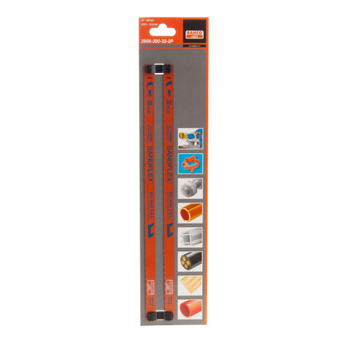 Bahco 3906 Sandflex HSS Bi-Metal Hacksaw Blades Bahco 3906 Sandflex HSS Bi-Metal Hacksaw Blades