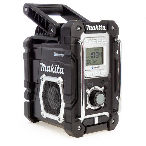 Makita DMR106B Jobsite Radio with Bluetooth and USB Charger in Black Makita DMR106B Jobsite Radio with Bluetooth and USB Charger in Black