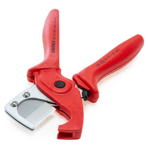 Knipex 9025185SB Pipe Cutter for Plastic Composite Pipes 12 - 25mm Knipex 9025185SB Pipe Cutter for Plastic Composite Pipes 12 - 25mm