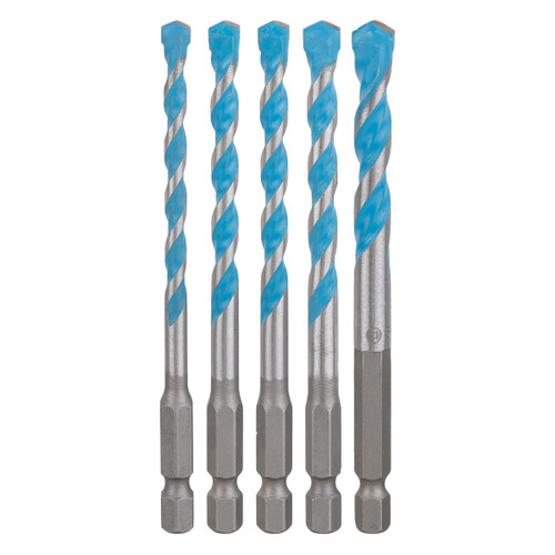 Bosch 2608590181 HEX-9 MultiConstruction Drill Bit Set 5.5mm - 8mm (Pack Of 5)