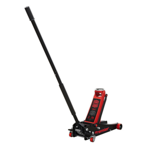 Sealey 3040AR Trolley Jack 3tonne Rocket Lift Red