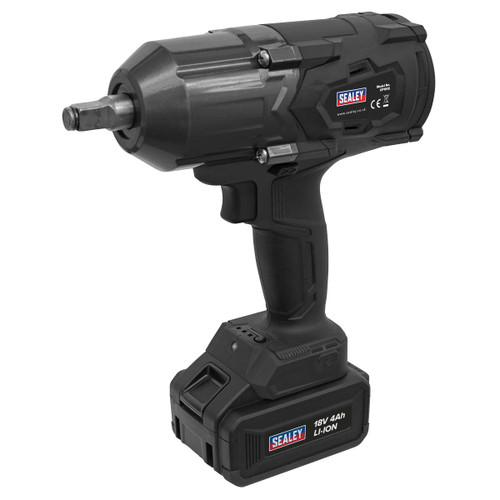 Sealey CP1812 18V Cordless Impact Wrench 1/2"Sq Drive (1 x 4Ah Battery)