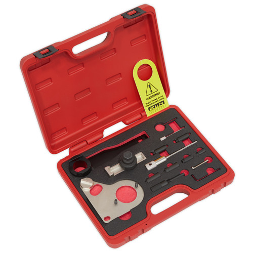 Sealey VSE5086A Diesel Engine Timing Tool Kit - Renault, Mercedes, Nissan, GM 1.6D, 2.0, 2.3 dCi, CDTi - Chain Drive Sealey VSE5086A Diesel Engine Timing Tool Kit - Renault, Mercedes, Nissan, GM 1.6D, 2.0, 2.3 dCi, CDTi - Chain Drive