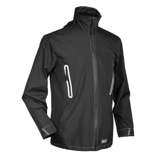 Sealey WPHJ03 Heated Rain Jacket 5V - Large