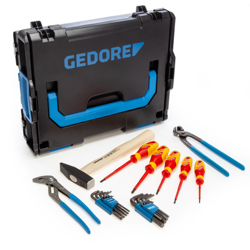 Gedore 1600A012ZY Tool and VDE Screwdriver Accessory Set in L-BOXX