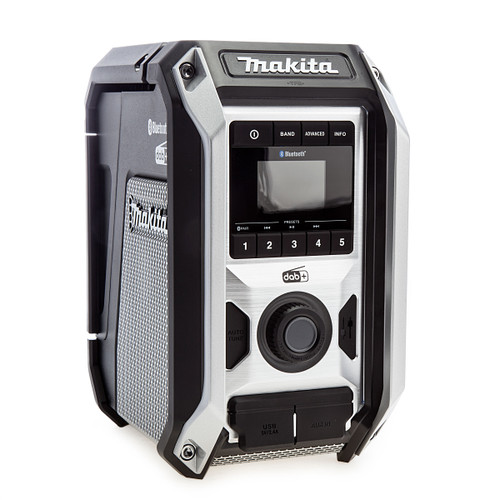 Makita DMR115B Multi Volt CXT/LXT DAB+ Bluetooth Jobsite Radio (Body Only) 1 Makita DMR115B Multi Volt CXT/LXT DAB+ Bluetooth Jobsite Radio (Body Only) 1