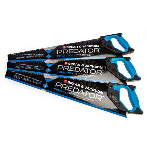 Spear & Jackson B98FF Predator First Fix Fast Cut Saw 22 Inch (Pack of 3) 1