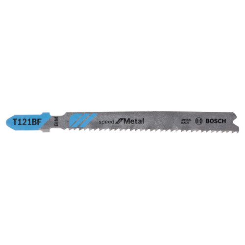 Bosch T121BF (2608636701) Jigsaw Blades BIM Speed for Metal (Pack Of 3)