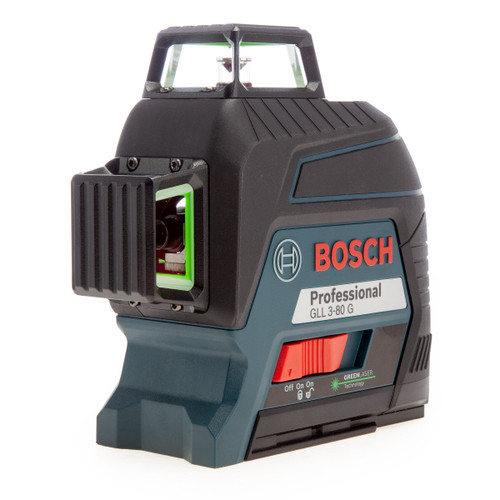 Bosch GLL3-80G (0601063Y00) 3 x 360° Green Beam Laser Kit in Case