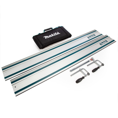 Makita Guide Rail Kit - 2 x Rails, 2 Clamps, Connector and Bag