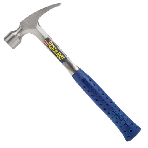 Estwing E3/22SR Smooth Face Framing Hammer with Vinyl Grip 22oz
