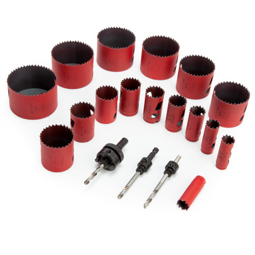 Morse MHS19GP Advanced Bi-Metal Hole Saw Kit (19 Piece)