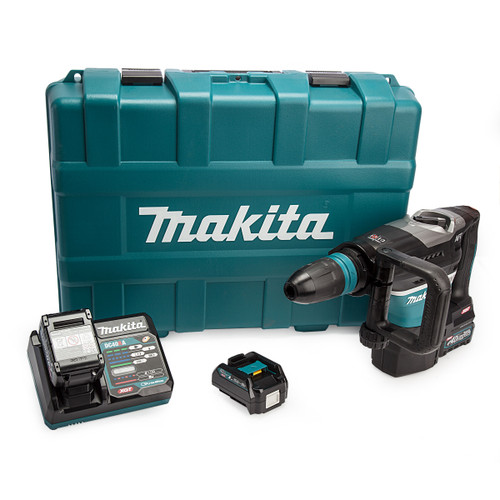 Makita HR005GD201 40Vmax XGT SDS Max Rotary Hammer (2 x 2.5Ah Batteries) 3