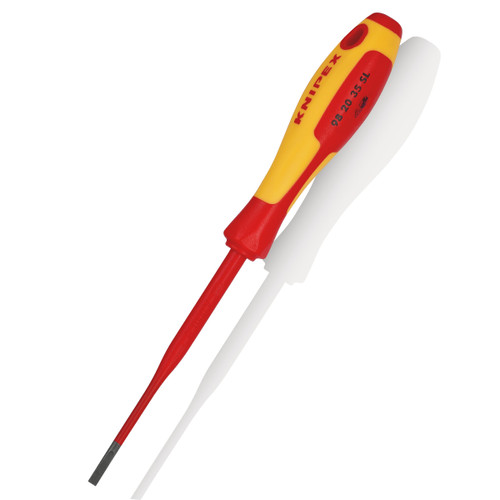 Knipex 982035SL Slim Slotted Screwdriver VDE 1000V 202mm