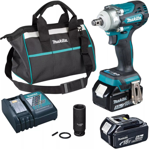 Makita DTW300TX2 18V LXT 1/2" Brushless Impact Wrench main image