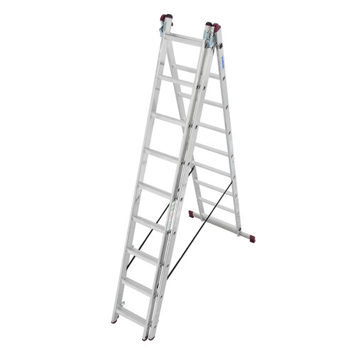 Krause 033390 Corda 3 x 9 Combination Ladder Toolstop