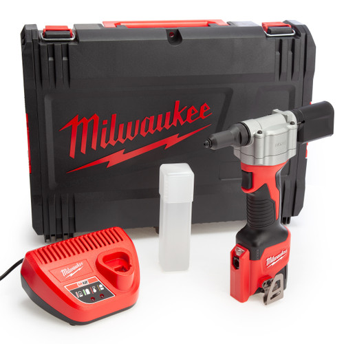 Milwaukee M12BPRT-201X 12V Sub Compact Rivet Tool (1 x 2.0Ah Battery)