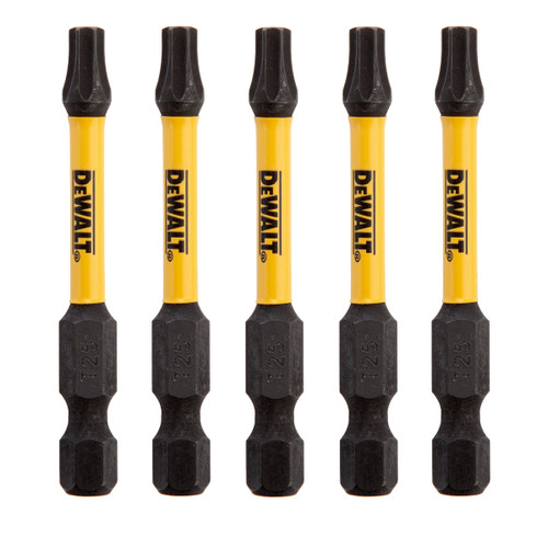 Dewalt DT7396T Extreme FLEXTORQ T25 Screwdriver Bits 57mm (Pack Of 5)