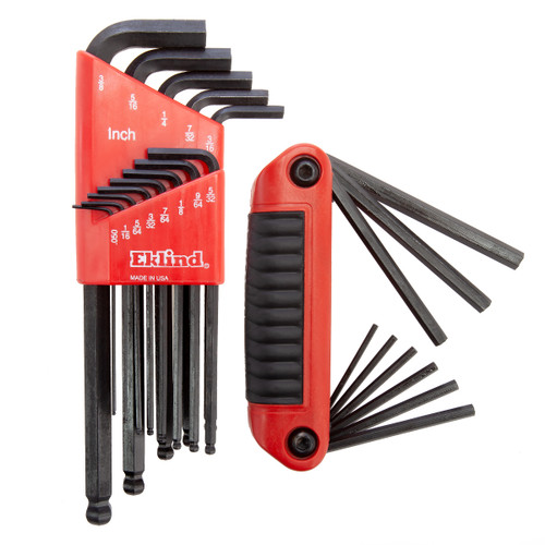 Eklind 29022 Imperial Ball-End Hex-L & Ergo Fold Key Set (22 Piece)