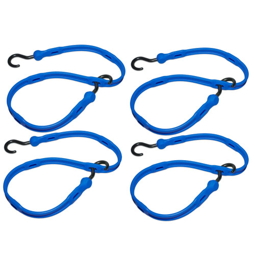 Perfect Bungee AS36BL4PK-BXST Adjust-A-Strap in Blue 36in (Pack of 4)