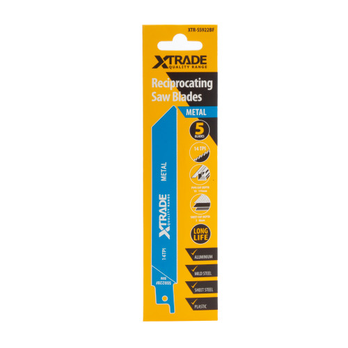 XTrade SS922BF Flexible for Metal Reciprocating Saw Blades front