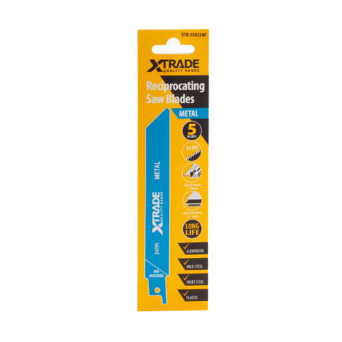 XTrade SS922AF Flexible for Metal Reciprocating Saw Blades front