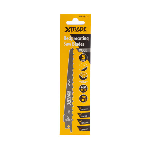 XTrade SS617K Reciprocating Saw Blades for Wood front