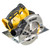 Dewalt DCS570N 18V XR 184mm Brushless Circular Saw side view