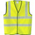 Buy Toolstop TP500 Hi-Vis Polyester Waistcoat Vest - Yellow at Toolstop