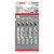 Bosch T101BIF Special for Laminate Jigsaw Blades showing pack of 5