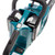 Makita DUC355PT2 36V LXT Cordless Chainsaw 35cm (2 x 5.0Ah Batteries) close up of batteries