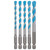 Bosch 2608900586 Expert HEX-9 MultiConstruction Drill Bit Set 5.5mm - 8mm (Pack Of 5) 2