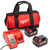 Milwaukee 18V Battery Kit - Toolbag, Charger (2 x 4.0Ah Batteries)