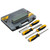 XTrade X0900044 Chisel Set with Sharpening Stone tools outside case