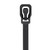 RETYZ EVT-S10BK-TA EveryTie Releasable Tie in Black 254mm/10in (Pack of 100) 2