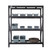 Cat 772472S4WR Industrial Strength Shelving with items on shelves