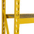 Cat 772472S4WRY Industrial Strength Shelving in Yellow close up of shelving