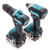 Makita DLX2460T3J 18V LTX Combi Drill and Impact Driver Twin Pack (3 x 5.0Ah Batteries) in MakPac 3