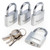 Squire DFAL4Q Defender Aluminium Padlocks 40mm (4 Pack)