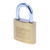 Locksmyth L2200010 Brass Padlock