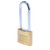 Locksmyth L2200014 Long Shackle Brass Padlock