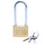 Locksmyth L2200015 Long Shackle Brass Padlock with Keys