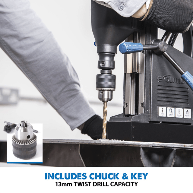 Evolution S28MAG Drill 240 volt Toolstop