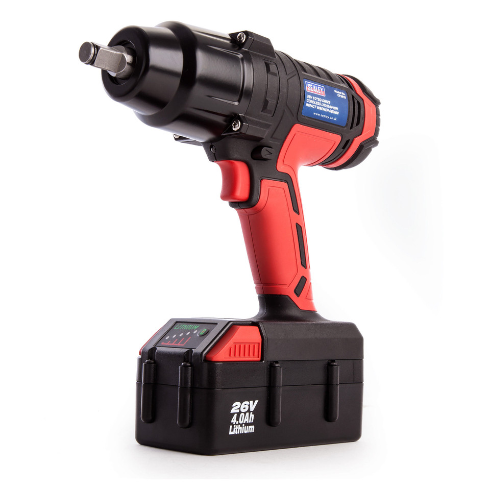 Sealey CP2612 Cordless 26V Impact Wrench 680Nm 1/2 Inch Driv