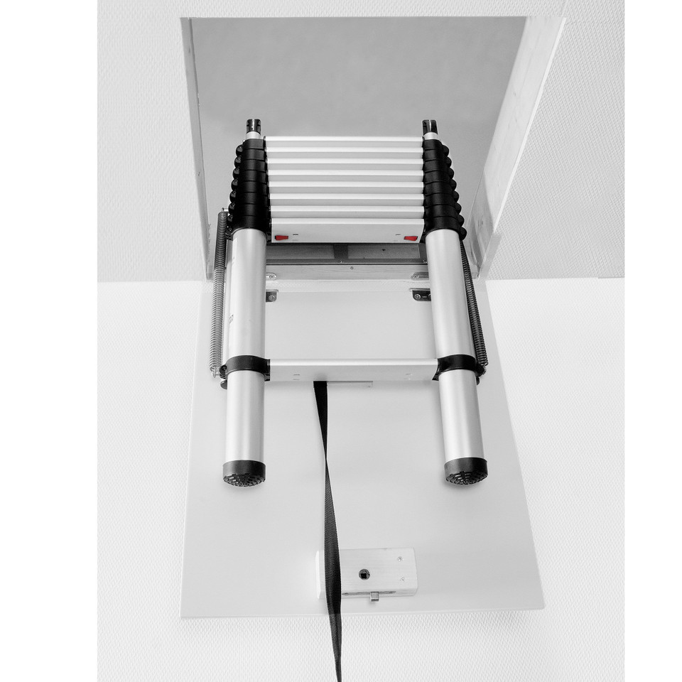 Telesteps 60324 Black Line Mini Telescopic Loft Ladder Toolstop