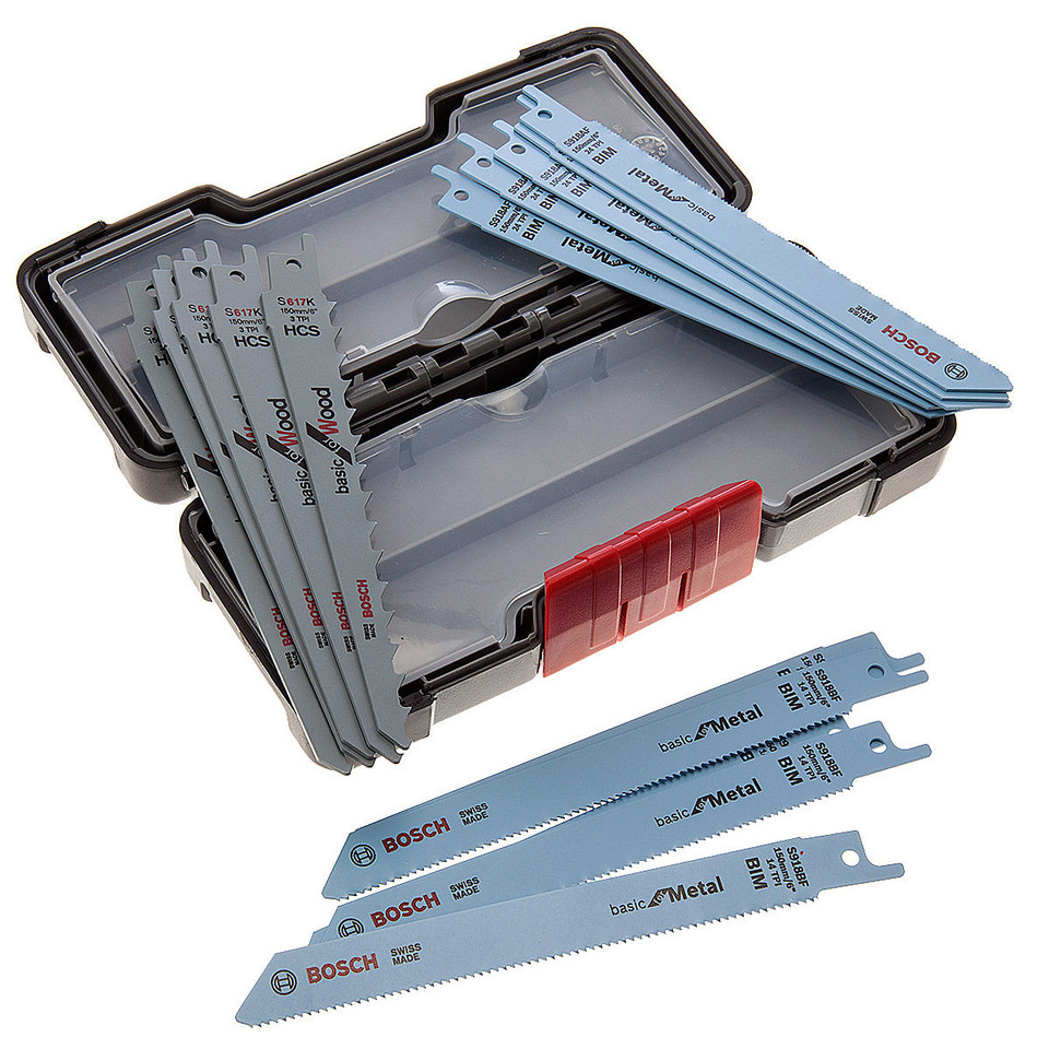 Bosch Recip Saw Blades for Wood / Metal Tough Box Toolstop